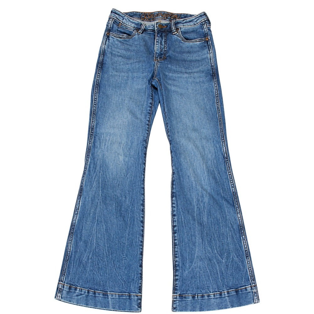 Wrangler Retro Premium High Rise Trouser Jean Briley Women 26x34 Blue